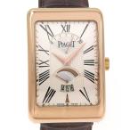ピアジェ PIAGET レクタングル ア ランシエンヌ XL G0A33062 シルバー文字盤 K18PG/レザー 2026/01OH済 自動巻 本物保証 箱付 新品同様