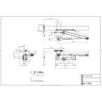 【HH-4K-13835】ＹＫＫ  玄関ドア用　ドアクローザー　【DCU01】左右兼用 ＢＢブラウン色