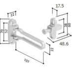 HH5K18448 YKK 玄関ドア ドアガード（ヴェナートＪＤ型・プロントＰＤ型用）片開き・袖付き扉用