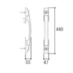  три . Татеяма aluminium вход дверь таблеток замена ремонт детали оригинальный товар kapi мужской внешний руль кнопка тянуть рукоятка руль (. рука ) PKC1102 цилиндр имеется WD6159
