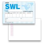 SC01　SWL用　即製品ＱＳＬカード　100枚入り　汎用SWLカード