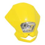 ю универсальный EU Enduro head обтекатель фар в одном корпусе обтекатель с экраном желтый желтый H4 галоген off-road маска половина обтекатель . способ неоригинальный товар 