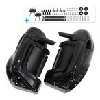 ю Harley FLHR/FLHRC/FLHX/FLHTC touring модель lower обтекатель не крашеный черный левый и правый в комплекте свечение книги есть отдушина есть с ключом 