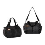 Hanna Hula(ハンナフラ) マザーズバッグ 2WAYマシュマロトートバッグ ブラック CMO-MM-BK 大容量 かばん ショルダー 収納 シンプル かわいい 軽い おしゃれ 軽量