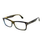 トムフォード TOM FORD スクウェア ダークハバナ＆ブルー アジアンフィット TF5146F-56B メンズ メガネフレーム
