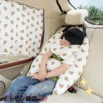 ショルダーガード ルティクッション 睡眠補助 ジュニアシート ベビー キッズ 安全 妊婦 チャイルドカー プレゼント 愛い 洗濯能 旅行 車用品