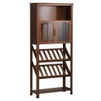  стойка для вина sake место хранения подставка wa Inver шкаф 4 уровень / 5 уровень бамбук производства держатель большая вместимость sake вид . магазин запирающийся шкафчик независимый тип стойка для вина модный ui подставка для лыж sake полки 