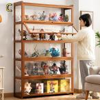 ショッピングコレクターアイテム 5層 大きい ホビー用収納ケース?ボックス 透明 フィギュアケース ディスプレイケース ンケース フィギュアディスプ コレクターアイテム 収納キャビネット ブラッ