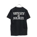 ショッピングシュプリーム SUPREME シュプリーム 14SS MENACE II SOCIETY TEE メナス ソサイエティ クルーネック半袖Tシャツ ブラック