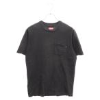 ショッピングsupreme SUPREME シュプリーム S/S Pocket Tee 胸ポケット クルーネック半袖Tシャツ ブラック
