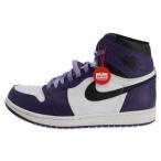 ナイキ AIR JORDAN 1 RETRO HIGH OG エアジョーダン1 レトロ ハイ コートパープル ハイカットスニーカー US11/29cm 555088-500