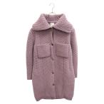BOTTEGA VENETA ボッテガヴェネタ Lavender Crochet Knit Coat ラベンダークロシェットニットコート 650764 V0I20 パープル レディース