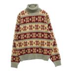 KAPITAL キャピタル 5G ECO Knit Kona Bean Stripe High Neck Sweater K2210KN067 ハイネックウールニットセーター マルチ