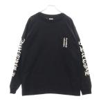 CHROME HEARTS クロムハーツ OLD オールド アームロゴ スクロールラベルプリント ポケット長袖Tシャツ ロングスリーブカットソー ブラック