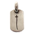 ショッピングHEARTS CHROME HEARTS クロムハーツ D/T TNY RS CRS/タイニードッグタグRSクロス チャーム ネックレストップ シルバー