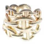 HERMES エルメス Chaine d'Ancre Enchainee GM シェーヌダンクルアンシェネGMシルバーリング