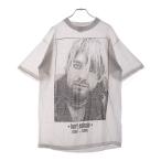VINTAGE ヴィンテージ 90s NIRVANA KURT COBAIN MEMORIAL ニルヴァーナ カートコバーン メモリアル 追悼 Tシャツ 半袖カットソー ホワイト