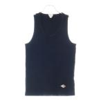 BOTTEGA VENETA ボッテガヴェネタ 24AW ロゴパッチ ノースリーブタンクトップシャツ ブラック 799593 V3Z60
