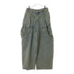 NAMESAKE ナメサケ 25SS BILLIE BIBS DEMIN PANTS ビリービブデニムワイドパンツ インディゴブルー N3-SS25-N3-PT-04-PI