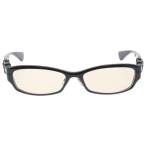 CHROME HEARTS クロムハーツ FISH MITTEN BSフレアテンプル スクエアフレームサングラス アイウェア 眼鏡 ブラック