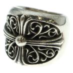 ショッピングHEARTS CHROME HEARTS クロムハーツ CLASSIC OVAL クラシックオーバルクロス リング シルバー BCA340