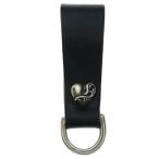 CHROME HEARTS クロムハーツ BELT LOOP D RING Dリング ハートベルトループ ブラック/シルバー