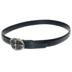 ショッピングCHROME CHROME HEARTS クロムハーツ OVAL CROSS STRAP1.0クラシックオーバルクロスバックル レザーベルト シルバー