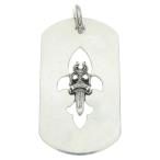 ショッピングHEARTS CHROME HEARTS クロムハーツ D TAG LRG FLE DAG フレア ダガー ラージ ドッグタグ ペンダントトップ シルバー