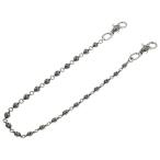 CHROME HEARTS Chrome Hearts 2BALL LONG-T/2 зажим длинный #2 Cross мяч цепочка для бумажника серебряный 