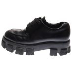 ショッピングPRADA PRADA プラダ モノリス ブラッシュドレザーシューズ 2EE356 ブラック