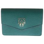 カルティエ パンテール ドゥ ジップ付ビジネスカード ホルダー カードケース 名刺入れ パスケース ミニ財布 コインケース カーフ