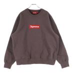 ショッピングBOX SUPREME シュプリーム 22AW Box Logo Crewneck Sweatshirt ボックスロゴ スウェット クルーネックシャツ トレーナー ブラウン