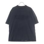 ショッピングバレンシアガ BALENCIAGA バレンシアガ 25SS Medium Fit T-Shirt ダメージ加工 インサイドアウト 半袖Tシャツ ブラック 822441 TSVA2