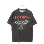 VINTAGE ヴィンテージ 90s THE CROW クロウ 飛翔伝説 ムービー プリント 半袖Tシャツ カットソー ブラック