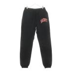 SAINT MICHAEL セントマイケル 23AW SWT PNT ARCH アーチ ロゴ デザイン ロング スウェット パンツ ブラック SM-A23-0000-036