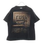 VINTAGE ヴィンテージ 90s RUSH 1991 ROLL THE BONES TEE ラッシュ 両面プリント半袖Tシャツ カットソー ブラック