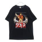 VINTAGE ヴィンテージ 00s AKIRA KIMONO MY HOUSE アキラ フロント プリント Tシャツ 半袖カットソー ブラック
