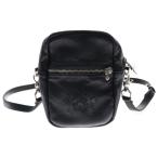 CHROME HEARTS クロムハーツ TAKA MINI LTHR タカミニ セメタリークロスパッチレザーショルダーバッグ ブラック