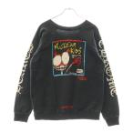 CHROME HEARTS クロムハーツ MATTY BOY Nuclear Kids マッティボーイ 袖ロゴプリント スウェット トレーナー ブラック