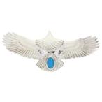 ショッピングking  TADY & KING タディアンドキング ベビーイーグルSV銀縄ターコイズ ネックレストプ シルバー