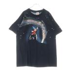 VINTAGE ヴィンテージ 90S Disney FANTASIA ディズニーファンタジア ミッキープリント半袖Tシャツ カットソー ブラック