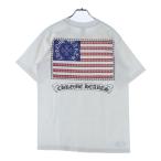 クロムハーツ OLD AMERICAN FLAG TEE オールド アメリカンフラッグTシャツ 星条旗 ホースシュープリント 半袖ホワイト