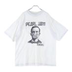 ショッピングjam VINTAGE ヴィンテージ 90s PEARL JAM EUROPE TEE パールジャム ヨーロッパツアー 両面プリント半袖Tシャツ カットソー ホワイト