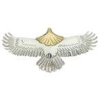 ショッピングking  TADY & KING タディアンドキング K18 小イーグル頭金 ネックレストップ シルバー/ゴールド