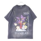セントマイケル 24SS ×エヴァンゲリオン プリント半袖クルーネックTシャツ 半袖カットソー チャコールグレー SM-YS8-0000-C24