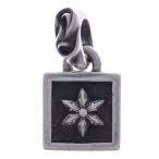 CHROME HEARTS クロムハーツ FRAMED STAR フレームドスター チャーム ネックレストップ シルバー