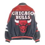 ショッピングハミルトン VINTAGE ヴィンテージ JEFF HAMILTON ジェフハミルトン シカゴブルズ スタジアム ジャケット ブラック/レッド