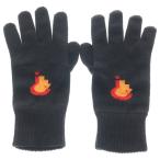 RAF SIMONS Raf Simons knitted gloves with placed jacquard Jaguar do дизайн вязаный перчатка перчатки черный 