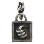 CHROME HEARTS クロムハーツ FRAMED CROW フレームドクロウ チャーム ペンダントトップ シルバー BCA272