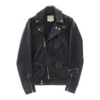 Lewis Leathers ルイスレザー CYCLONE GENUINE HIDE サイクロン カウハイド ダブルライダースジャケット ブラック
